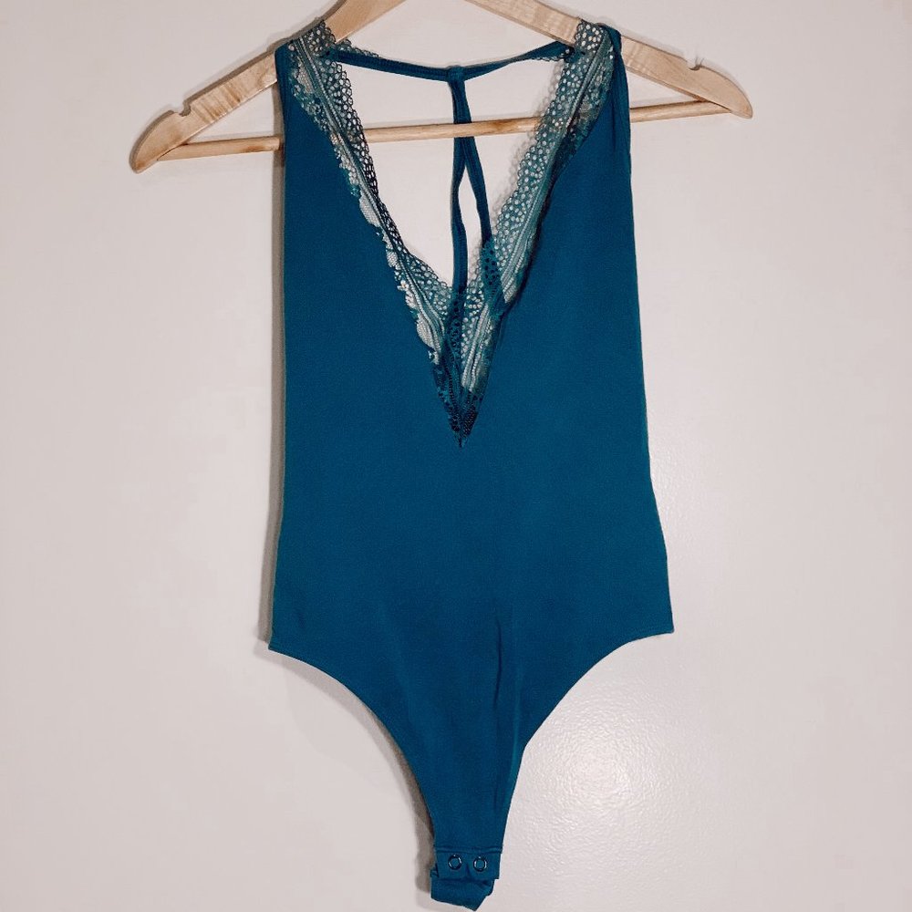 Summer plunge bodysuit